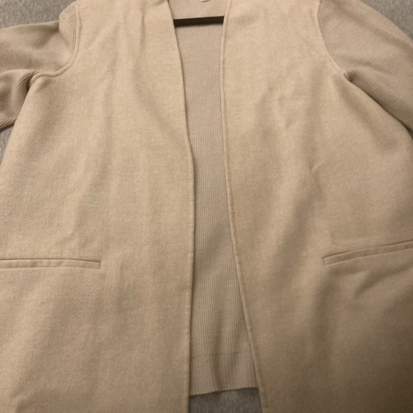 Merino wool open sweater jacket - Picture 2 of 4